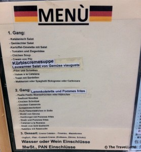 Speisekarte gibt es auch auf DeutschSpeisekarte gibt es auch auf Deutsch