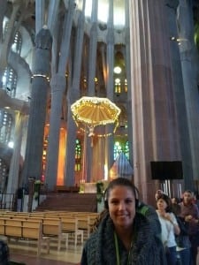 Ich in der Sagrada Familia mit Führung