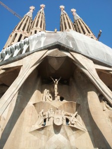 Sagrada Familia Fassade des Leidens