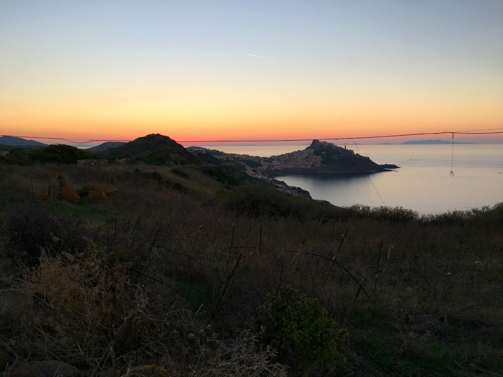 Sardinien Reisetipps - Castelsardo Sonnenuntergang