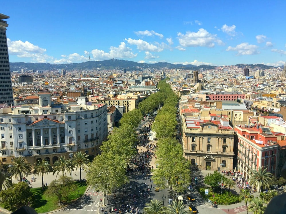 Kolumbus Denkmal Aussichtspunkte Barcelona