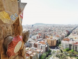 Sagrada Família Türme Ausblick