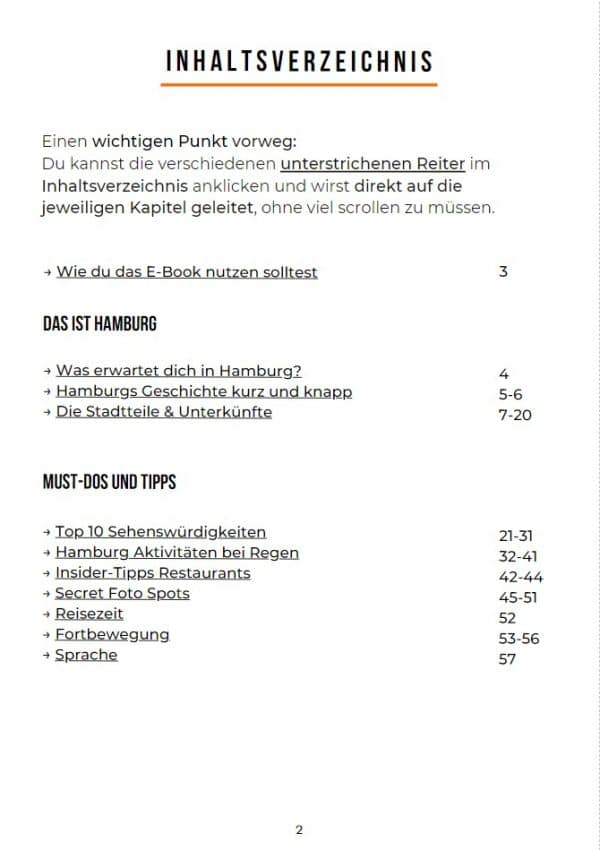 Hamburg-Reisefuehrer-Inhaltsverzeichnis